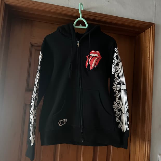 크롬하츠 롤링스톤즈 후드집업 s