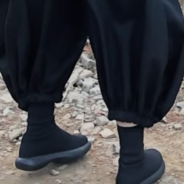 엔폴드 튜브 니트 부츠 38