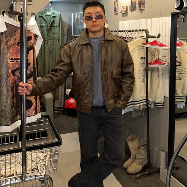 90’s Japanese shell-leather A-2 jacket