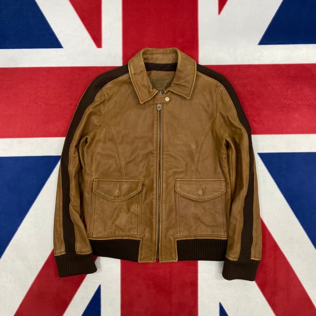 빈티지 소가죽 자켓 90