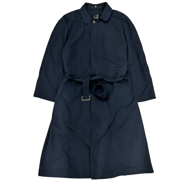 던힐 네이비 나그랑 트렌치코트