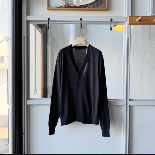 26SS Comoli 코모리 코튼 V넥 가디건 3사이즈