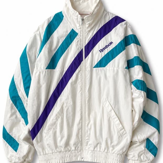 80-90s Reebok Full Zip Cotton Tracksuit