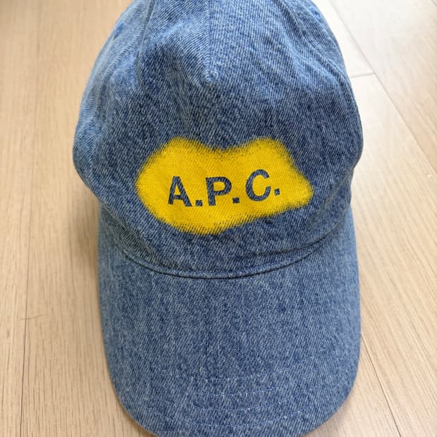 (새상품) 아페쎄 데님 볼캡 