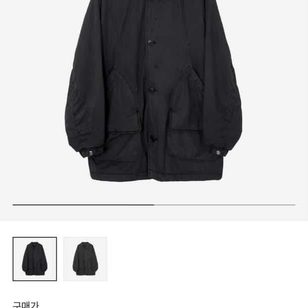 폴리테루 헌트 코트 블랙 2