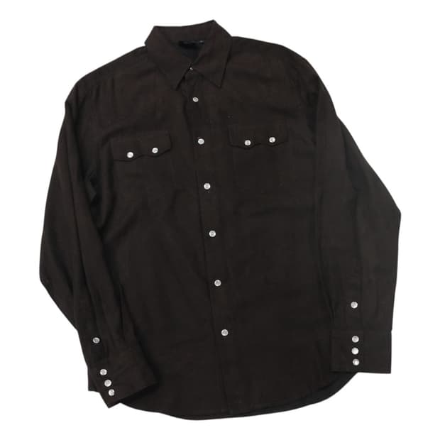 UNDER LEVEL 자개 스냅 버튼 웨스턴셔츠