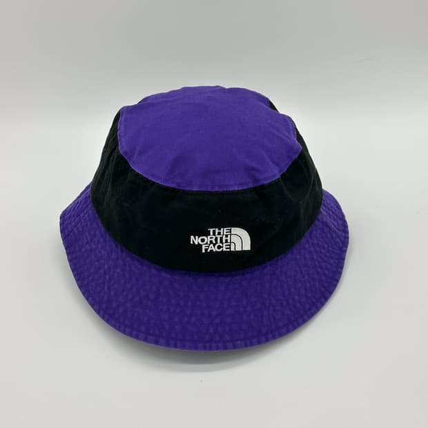 [M] 노스페이스 로고 퍼플톤 버킷햇 모자