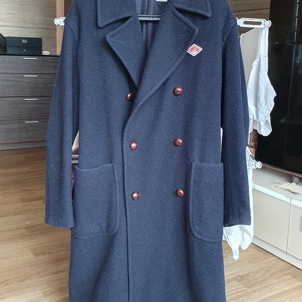 DANTON (단톤) 더블 피코트 네이비