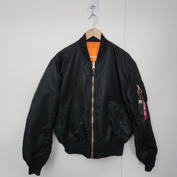 알파인더스트리 양면점퍼 항공점퍼 100