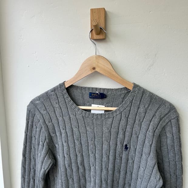 15350 - 폴로 랄프로렌 그레이 케이블 니트