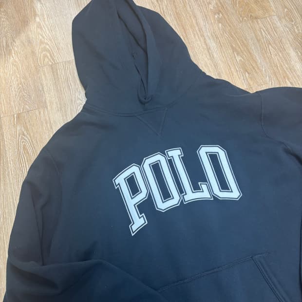 폴로 로고 후드티 XXL [폴로 후드]