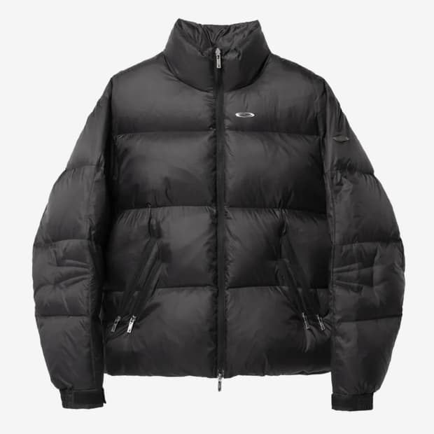 오프닝프로젝트 숏패딩 블랙 Identity Down Jacket