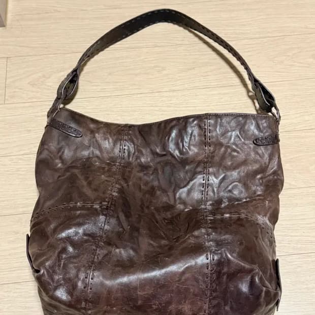 이새 isae 빈티지 가죽 숄더백