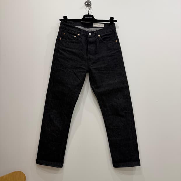 본쿠라 66 블랙 데님 원워시 30사이즈 팝니다