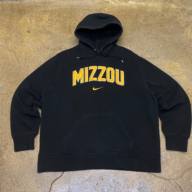 레어 00s 미국 빈티지 나이키 MIZZOU 후드티