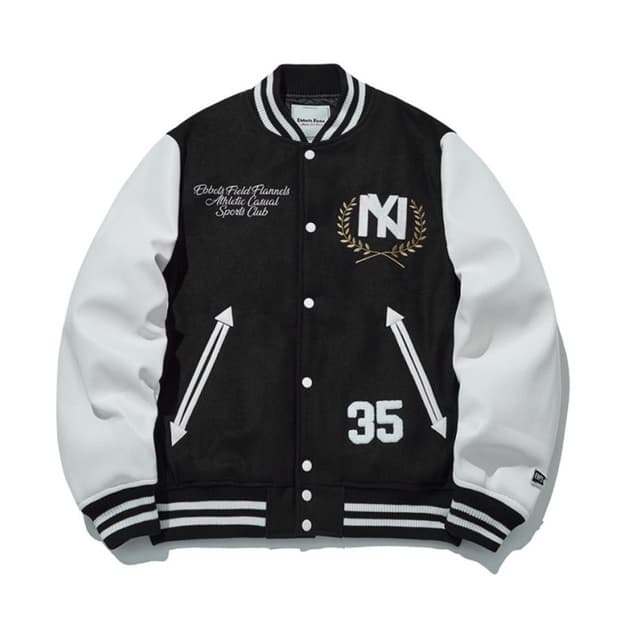 1935 브루클린 이글스 바시티 자켓 블랙
