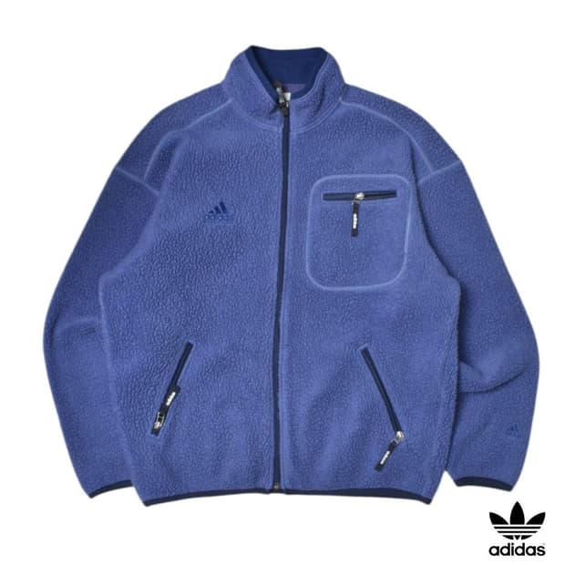 90S 아디다스 후리스 플리스 자켓 