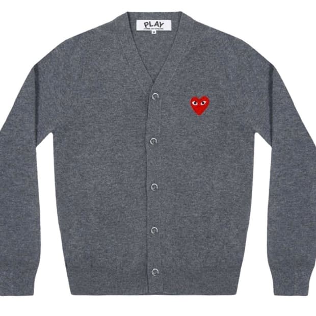 국내배송 새상품 / 꼼데가르송 V넥 울가디건