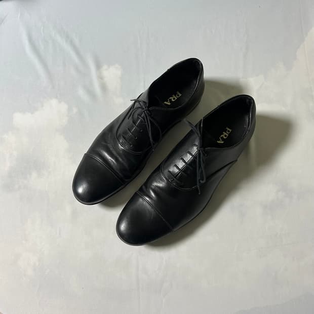 Prada sports cap toe derby shoes