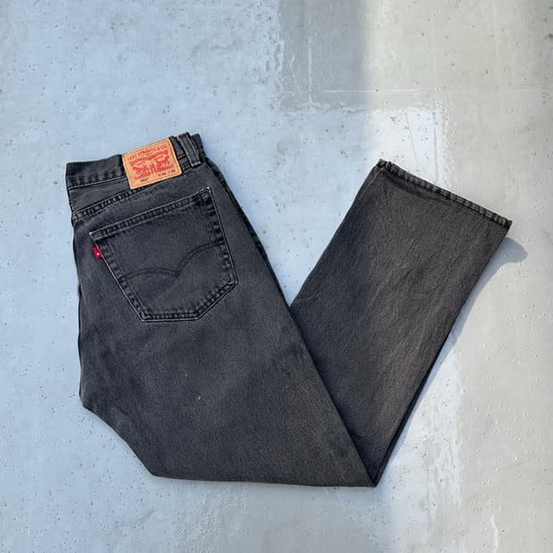 [리바이스] •Levi's 505 Black Denim