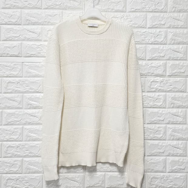 택포) 산드로 아이보리 니트 L