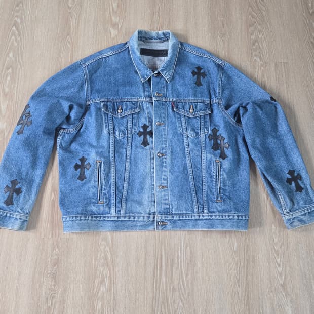 크롬하츠X리바이스 커스텀 데님자켓