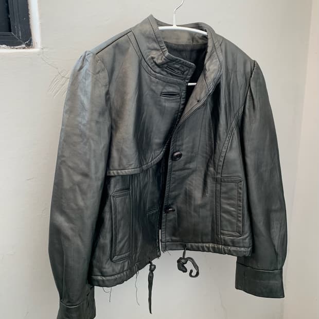빈티지 가죽 점퍼