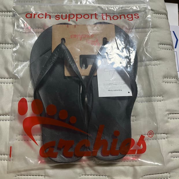 아치스 Archies 플리플랍 블랙 M10/W11 275~280 1회착