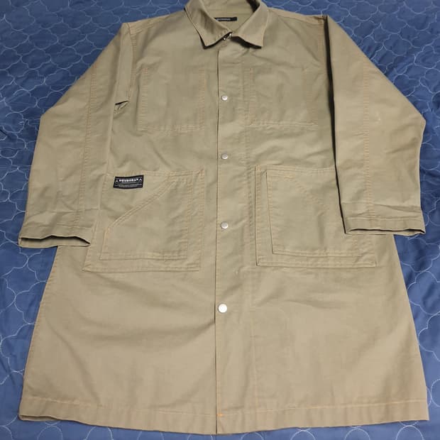 (빈티지) 디트로반 밀리터리 집업 야상 코트 카키 (F)