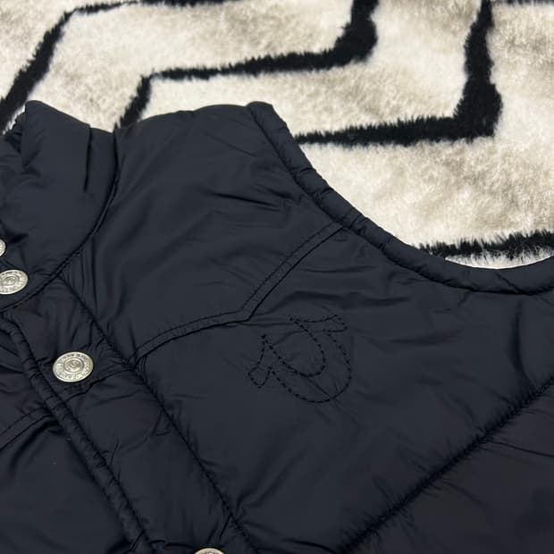 [M]트루릴리전 푸퍼 패딩 조끼/블랙