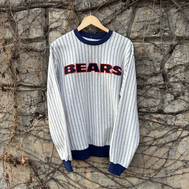 80~90s 마제스틱 nfl 빈티지 시카고 베어스 스웻 셔츠 맨투맨