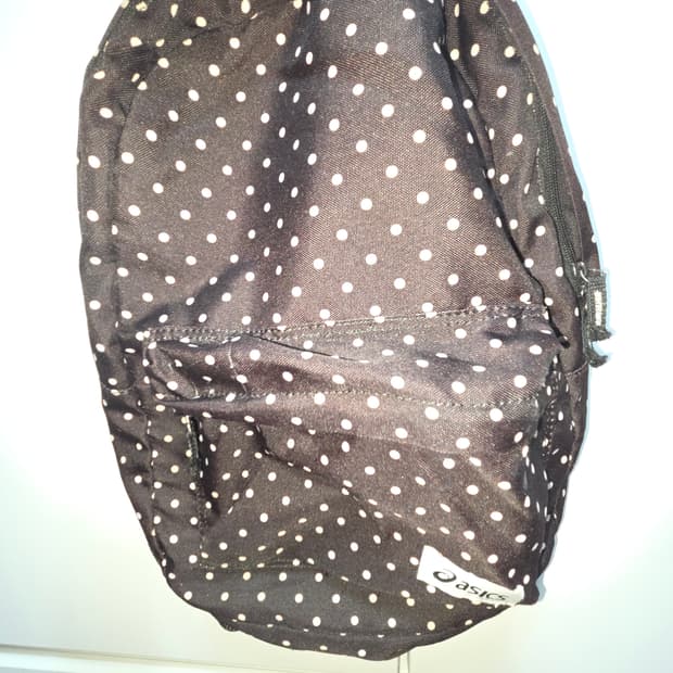 아식스 도트 물방울 백팩 가방