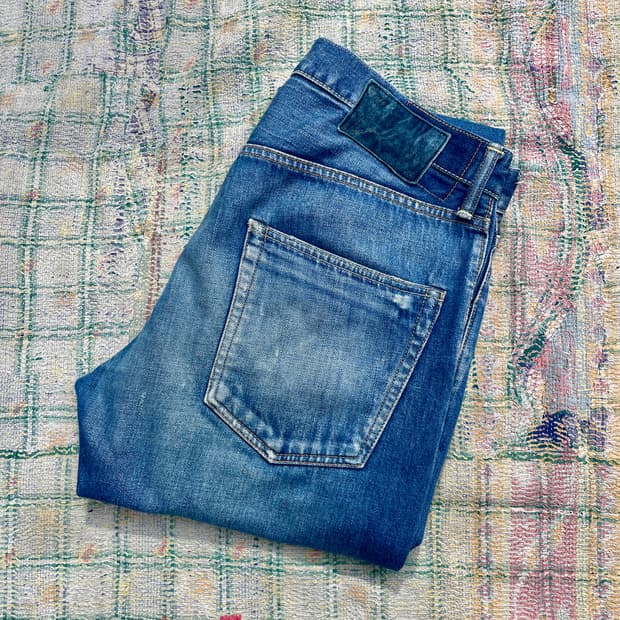 비즈빔 소셜 스컬프쳐 워싱 데님 팬츠 (W32 X L30)