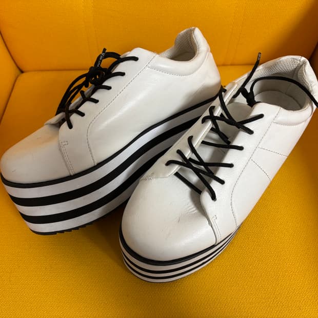 스트라이프 신발 Japanese Vintage 