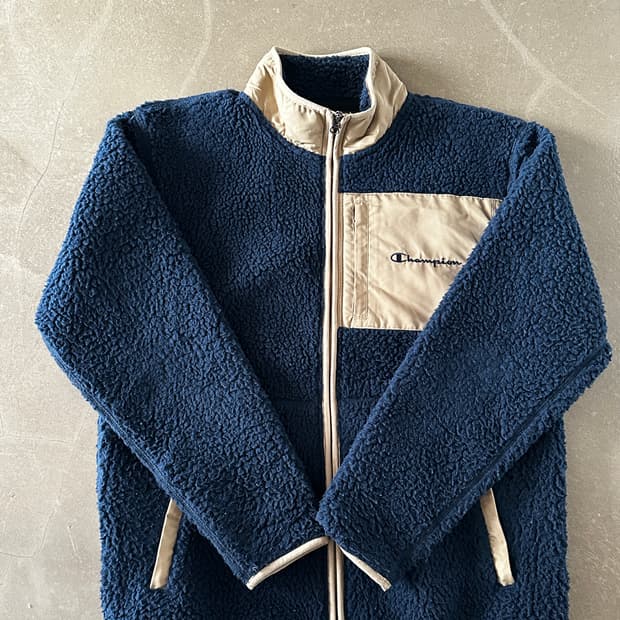 Champion 보아 플리스 집업 자켓