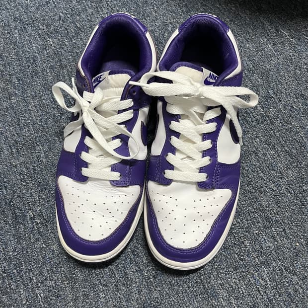 나이키 덩크로우 퍼플 260