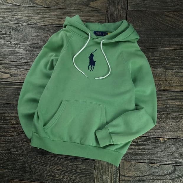 폴로 빅포니 자수 후드티 