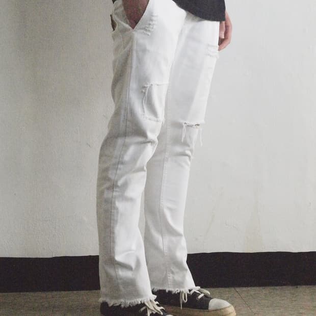 돌체앤가바나 디스트로이드 화이트진