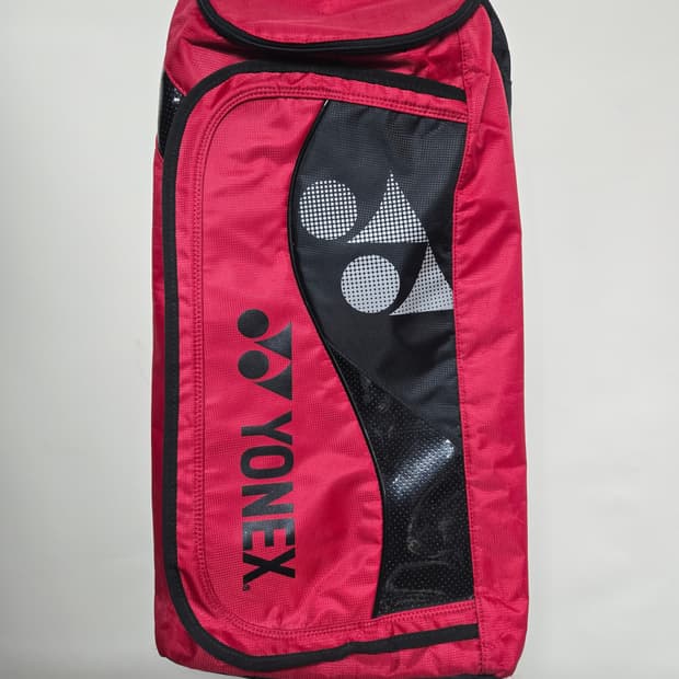 요넥스 배드민턴 가방 레드