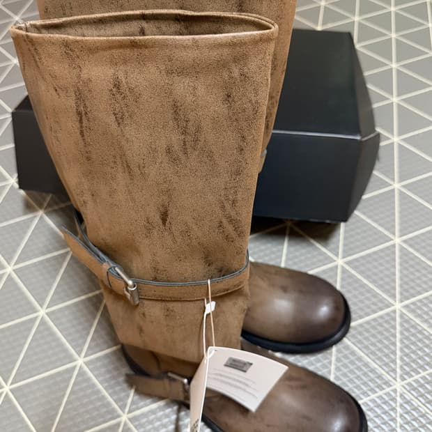 (새상품) 네거티브쓰리 부츠 Slouchy Long Boots 