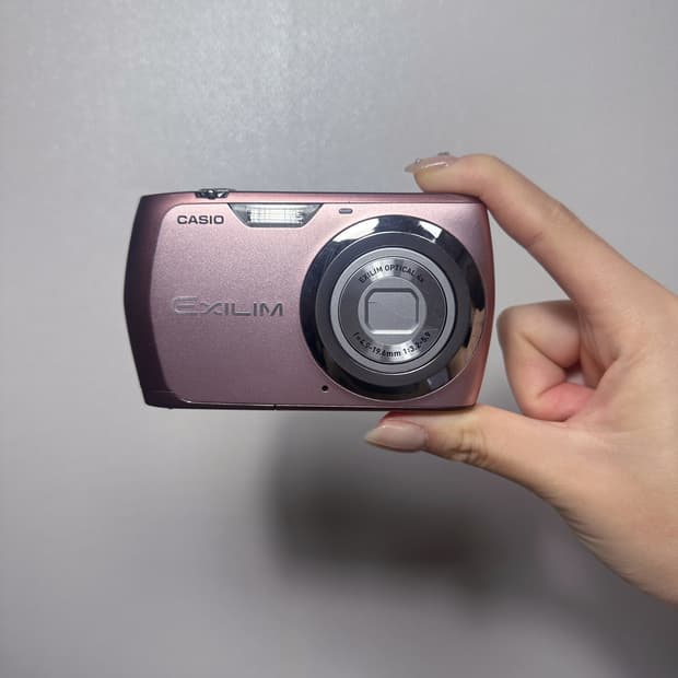 카시오 엑슬림 z370 핑크 디카