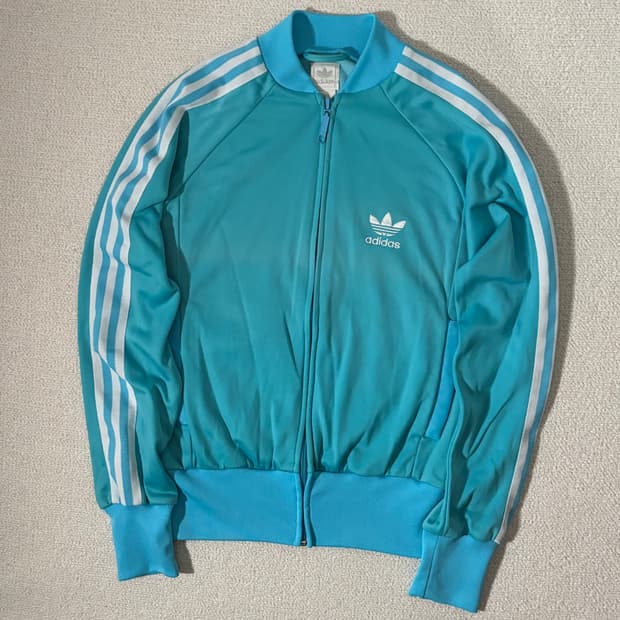 아디다스 올드스쿨 파이어버드 슈퍼걸 스카이블루 트랙탑 져지