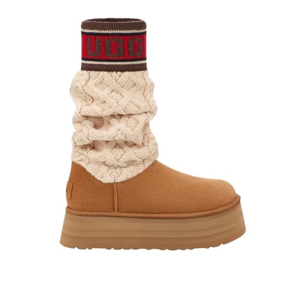 어그 클래식 스웨터 레터 부츠