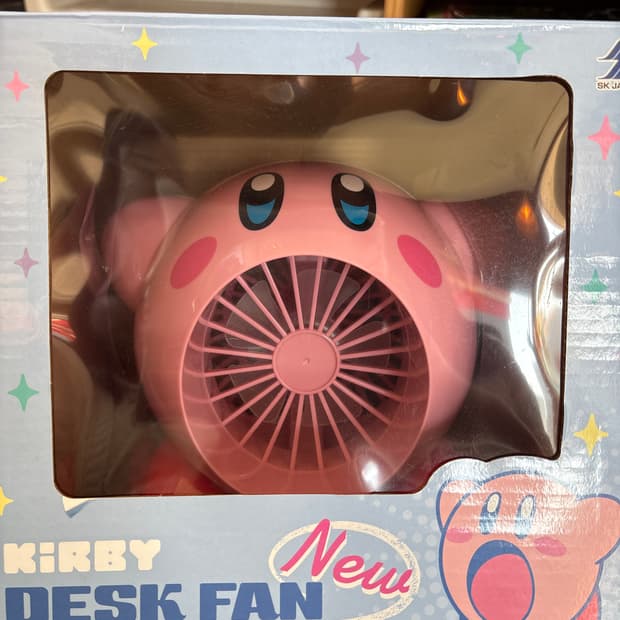 커비 탁상 선풍기