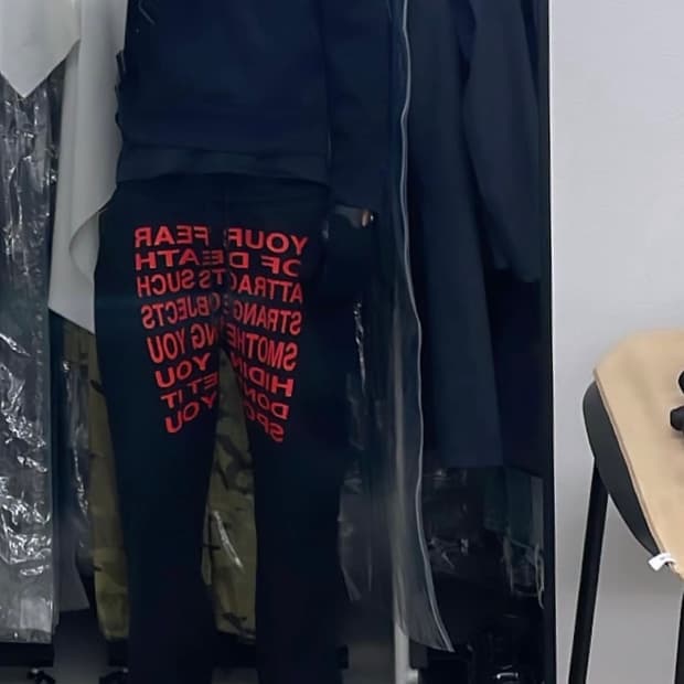 spooky bauhaus lounge pants