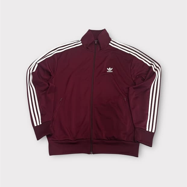 아디다스 파이어버드 버건디 져지 트랙탑 XL