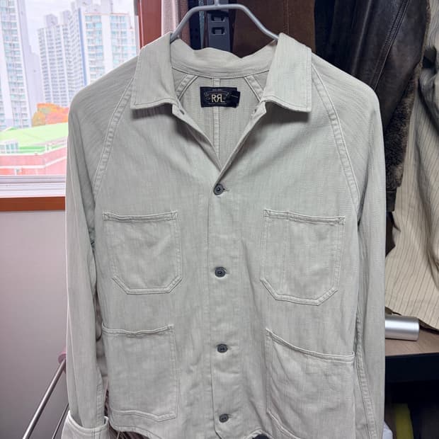 RRL 니트 헤링본 트윌 자켓 L사이즈