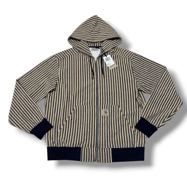 칼하트 윕 텍스쳐 후드집업 자켓