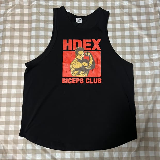 하덱스 바이셉스클럽 나시 2XL 에이치덱스 HDEX 조끼 헬스 머슬