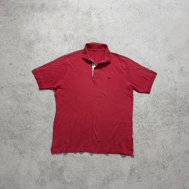 버버리 반팔 카라티 